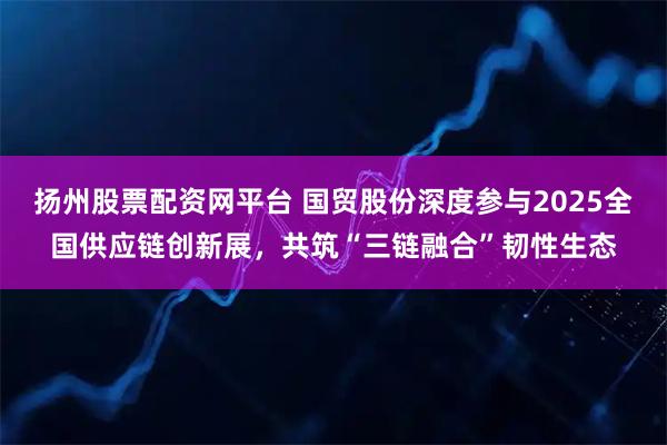扬州股票配资网平台 国贸股份深度参与2025全国供应链创新展，共筑“三链融合”韧性生态